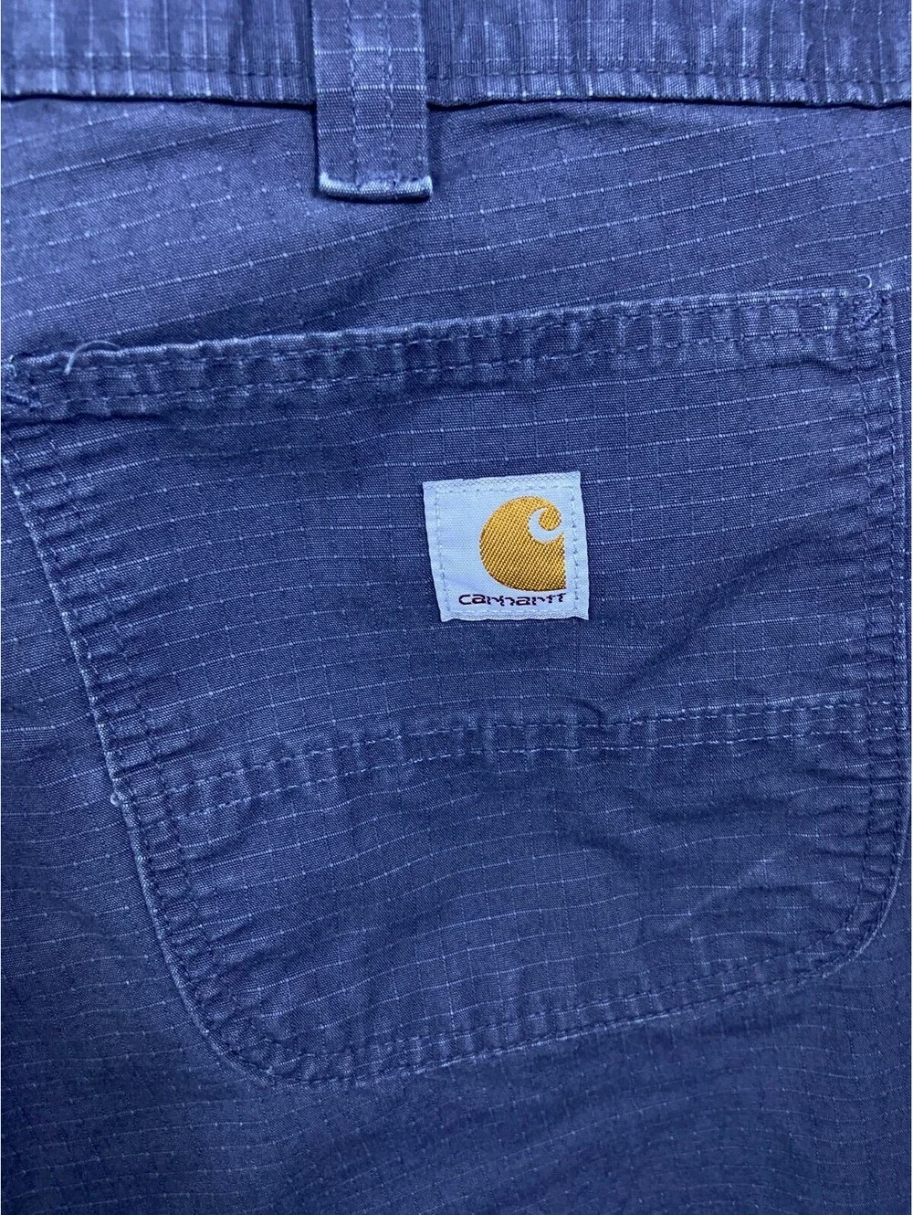 Carhartt Grey Relaxed Fit Force Broxton Cargo Short Men's Sz 50 Ripstop Workwear